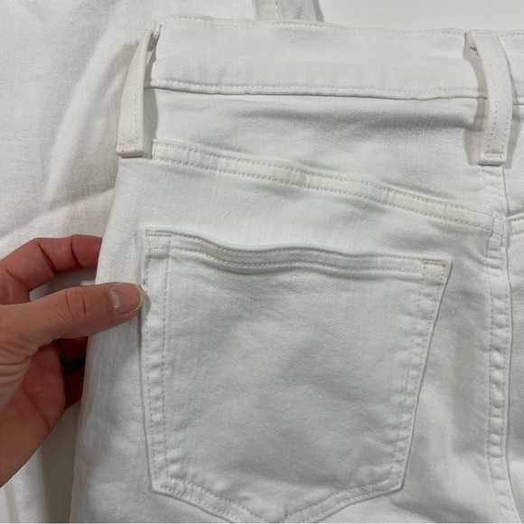 New J Crew 10” Billie Demi Boot Crop Jeans White Size 27 - Picture 12 of 12